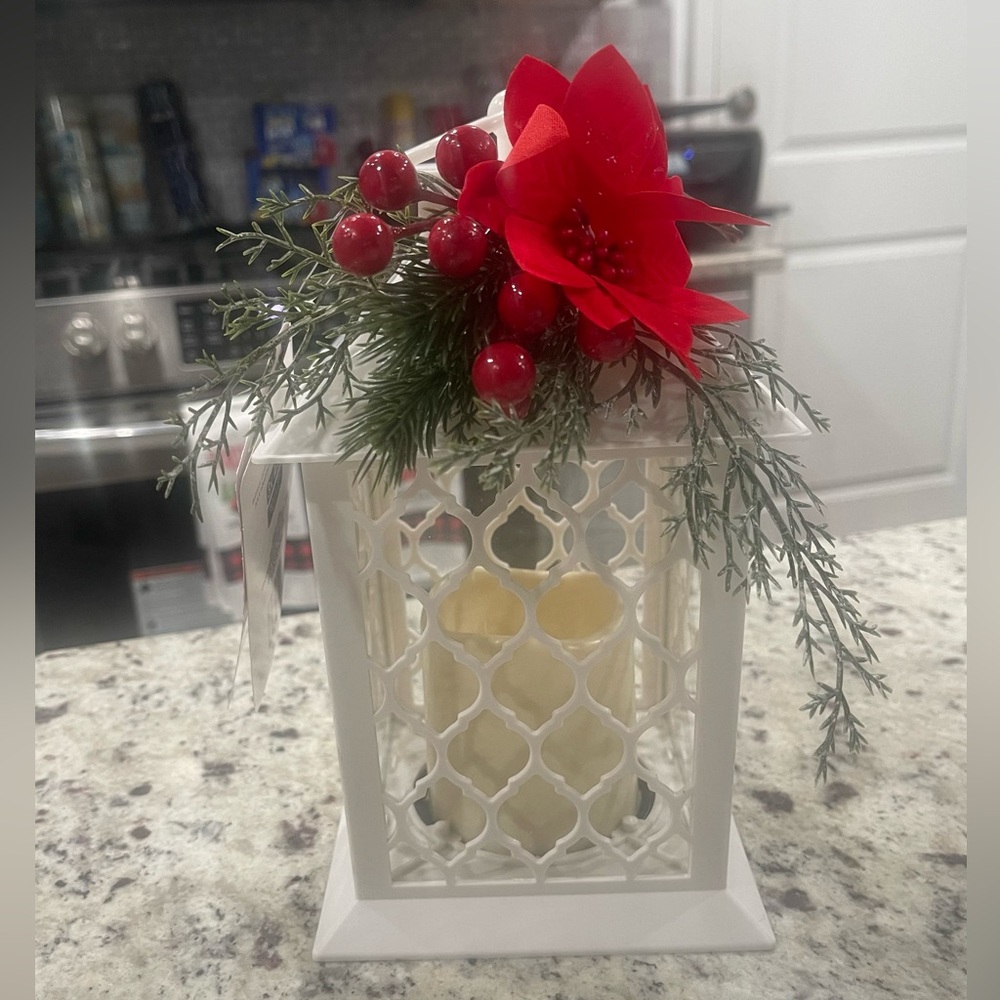 Seasonal, Winter, and all year round Themed White Lantern Brand New NWT